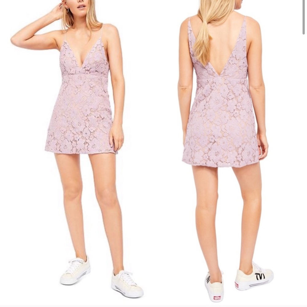 Free People Dangerous Love Mini Dress